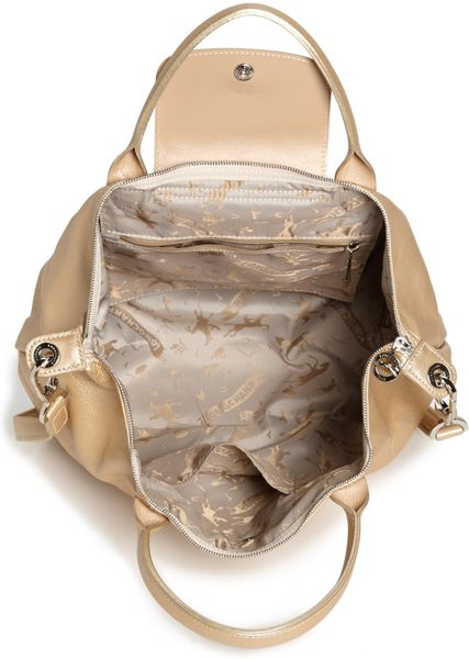 longchamp le pliage gold