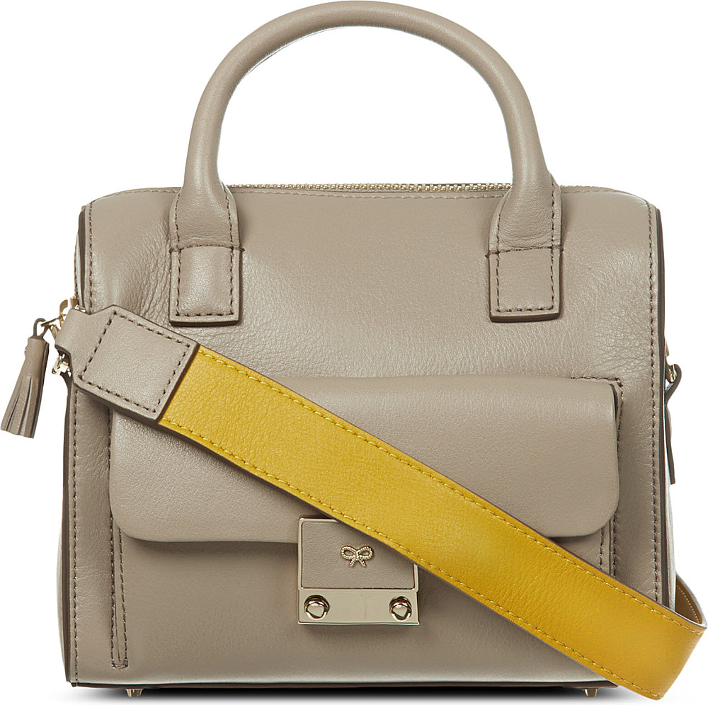 Anya Hindmarch Carker Barrel Mini Bag in Gray (Light grey) Lyst