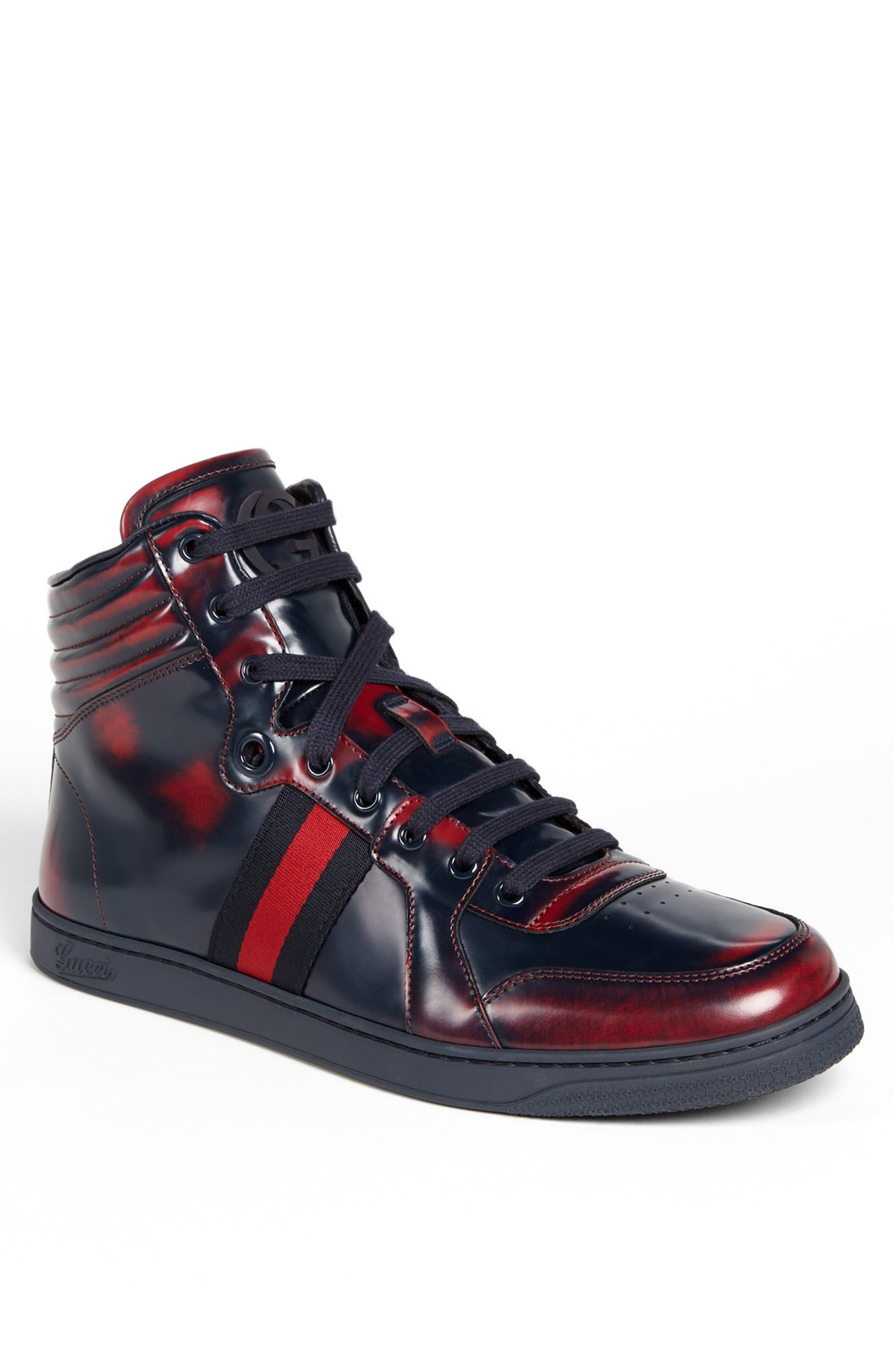 gucci red high tops