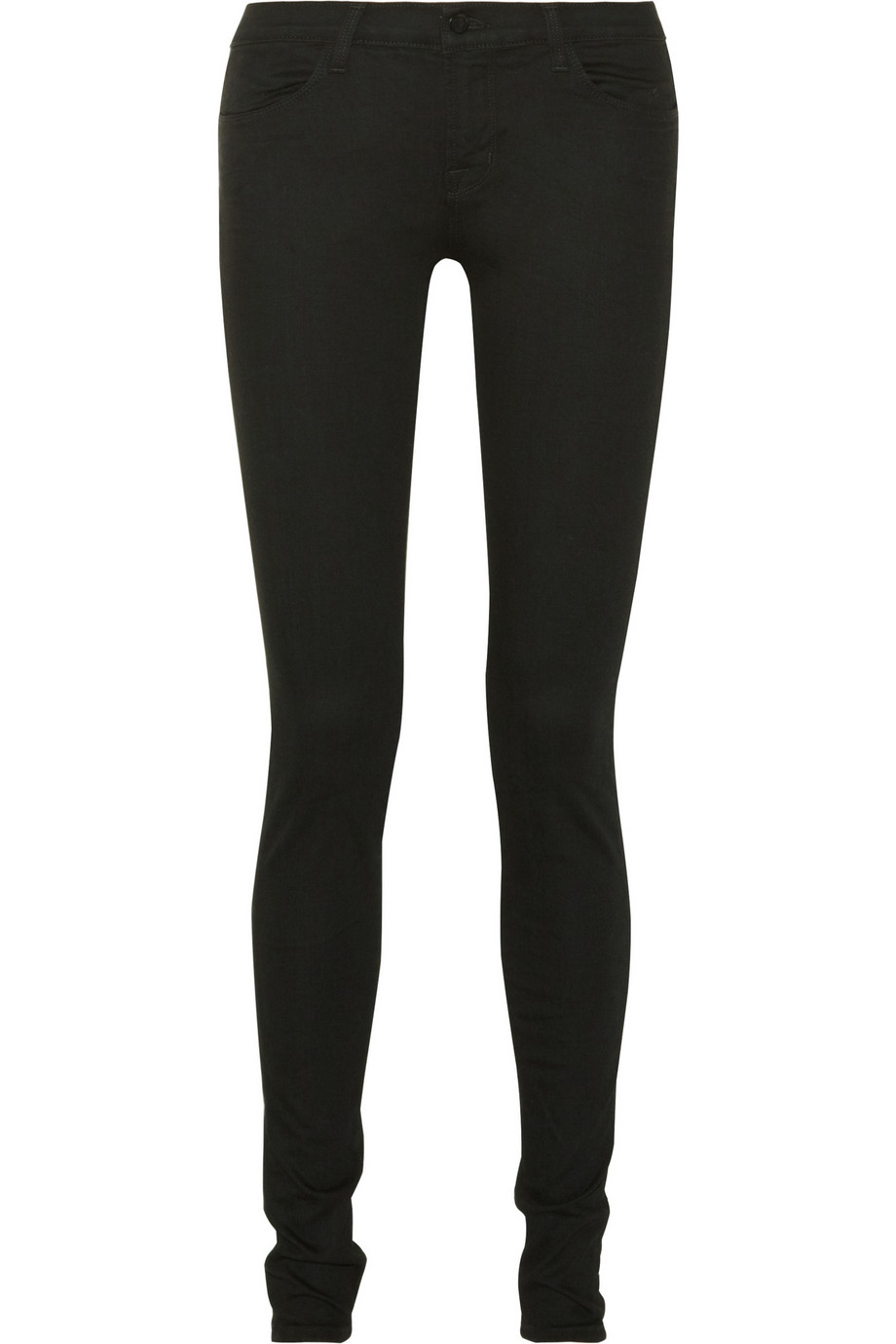 black skinny stacked jeans
