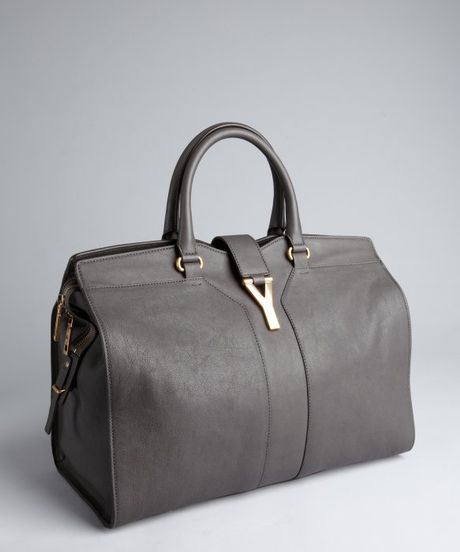 saint laurent tote grey