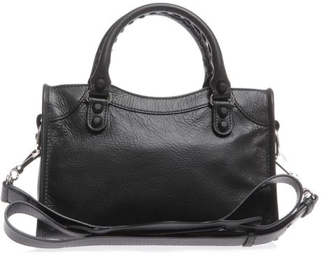 black mini city bag