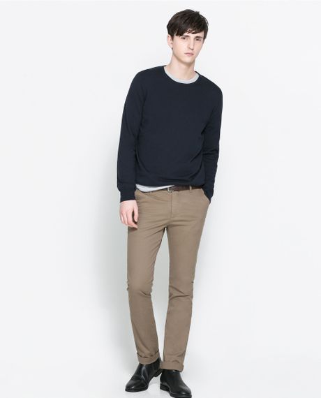 zara mens chinos