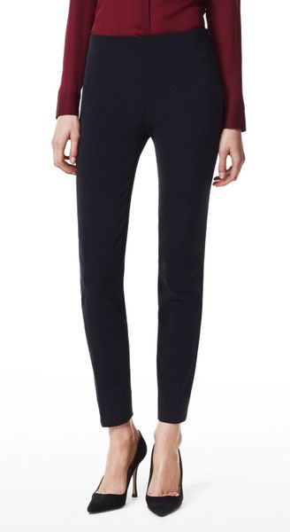 Theory Belisa 2 Pant In Optimal Cotton Blend In Black | Lyst