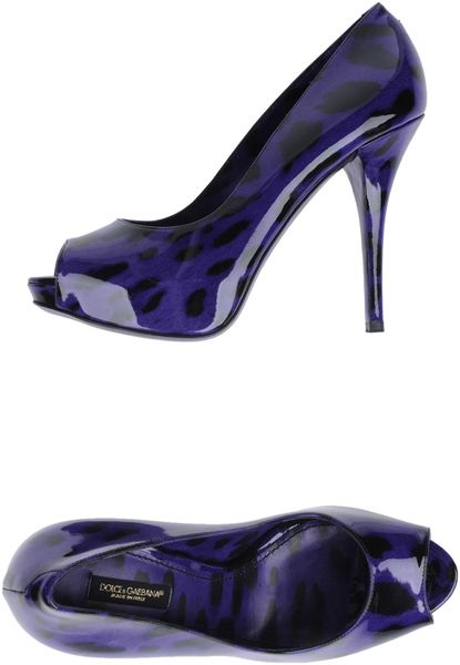 dolce and gabbana purple shoes