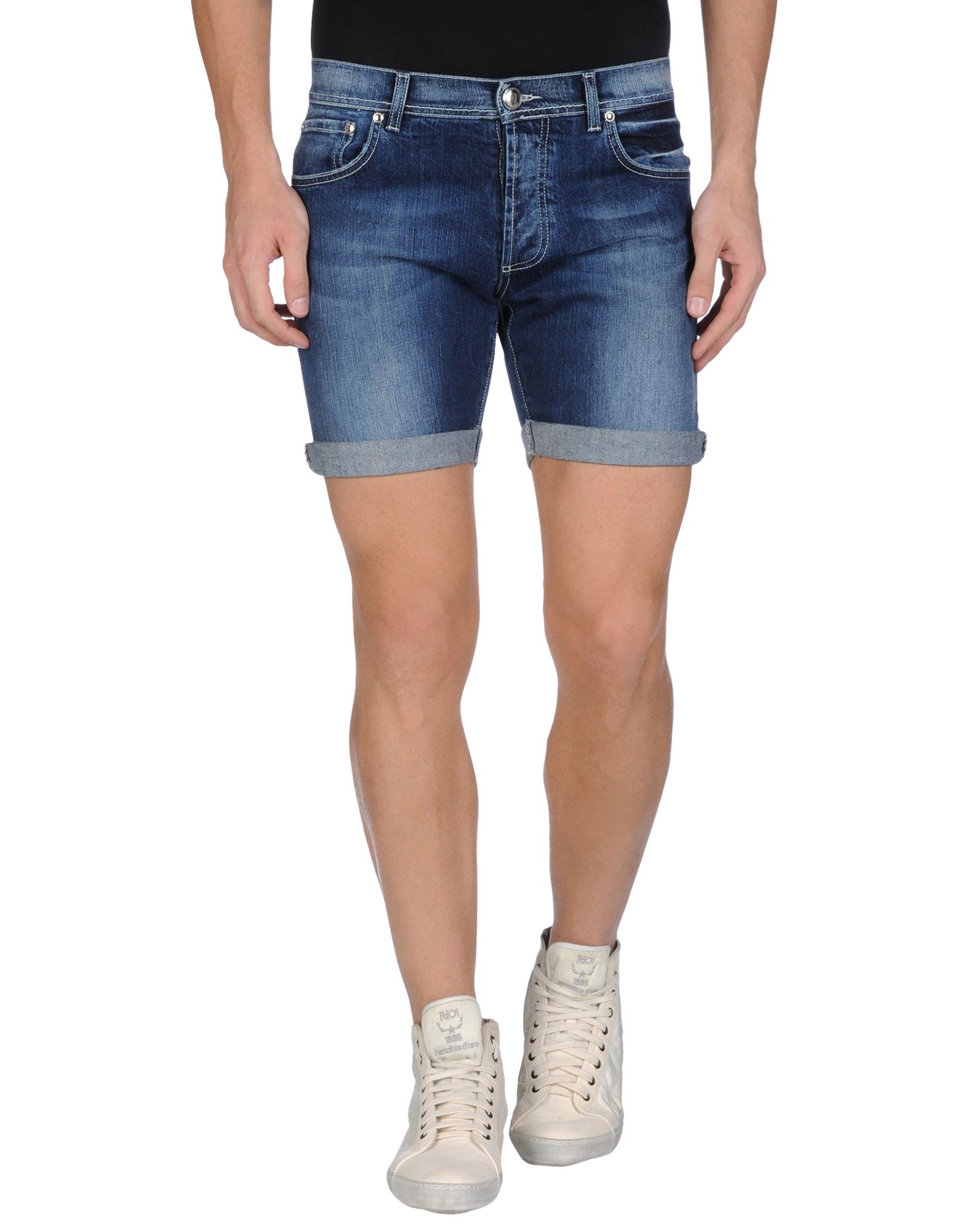 Richard James Brown Denim Shorts in Blue for Men Lyst