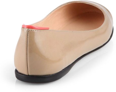 calvin klein patent leather flats