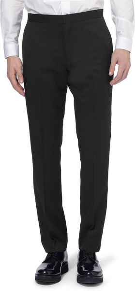 J.crew Ludlow Slim-Fit Wool Tuxedo Trousers in Black for Men | Lyst