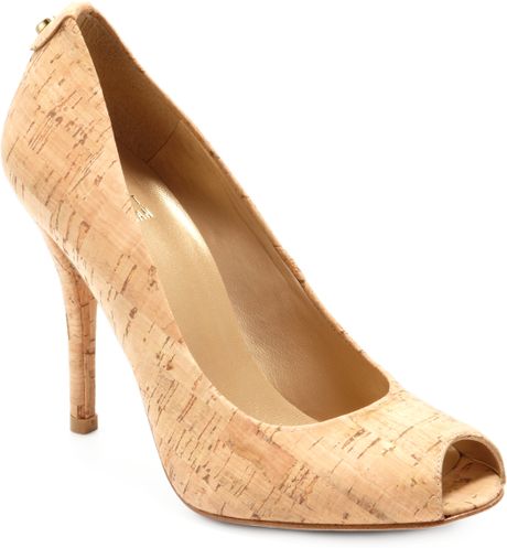 stuart weitzman cork pumps