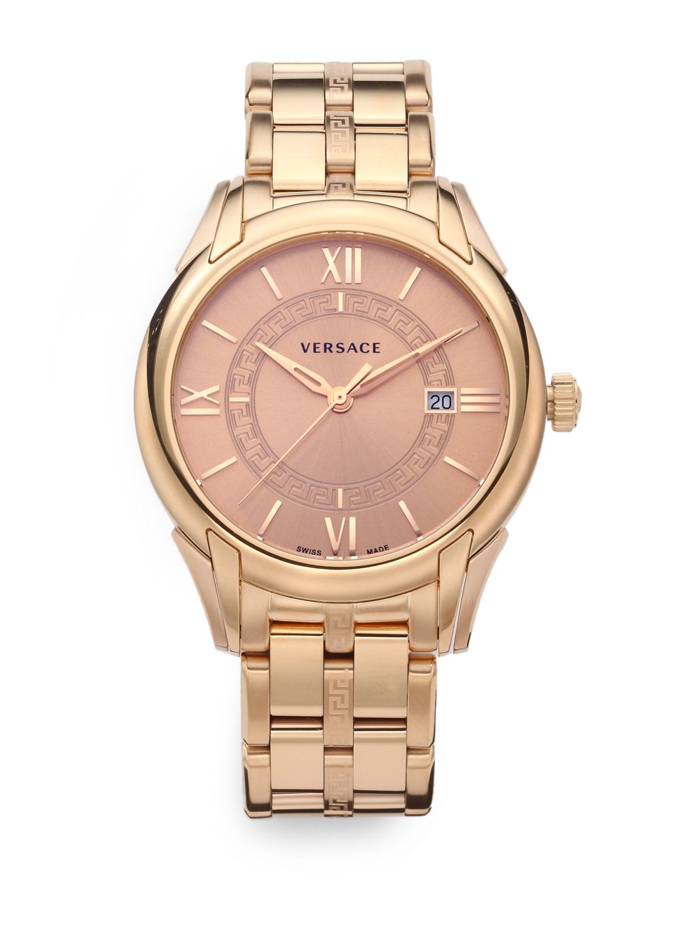 Versace Apollo Rose Gold Ip Stainless Steel Watch in Gold for Men (rose