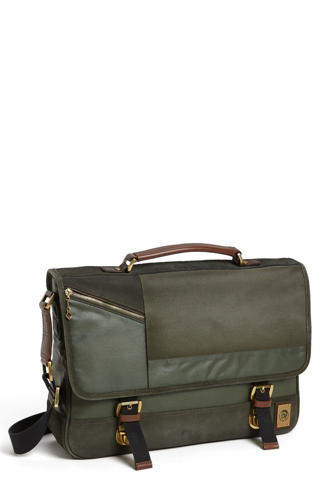 Diesel Blend Into Ground Messenger Bag in Green for Men (Olive Green