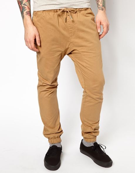 beige jogger pants