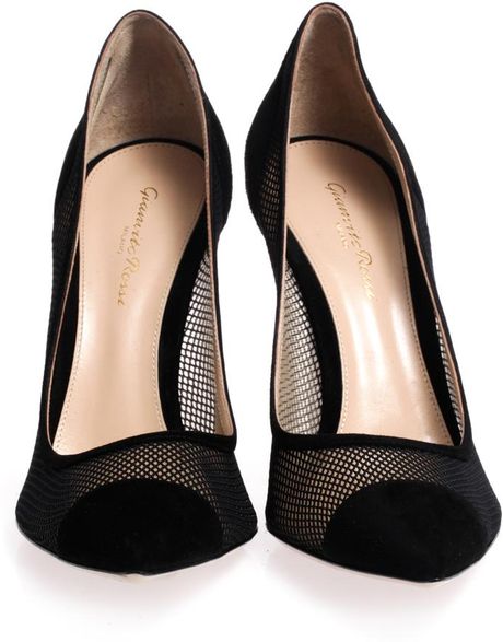 gianvito rossi mesh heels