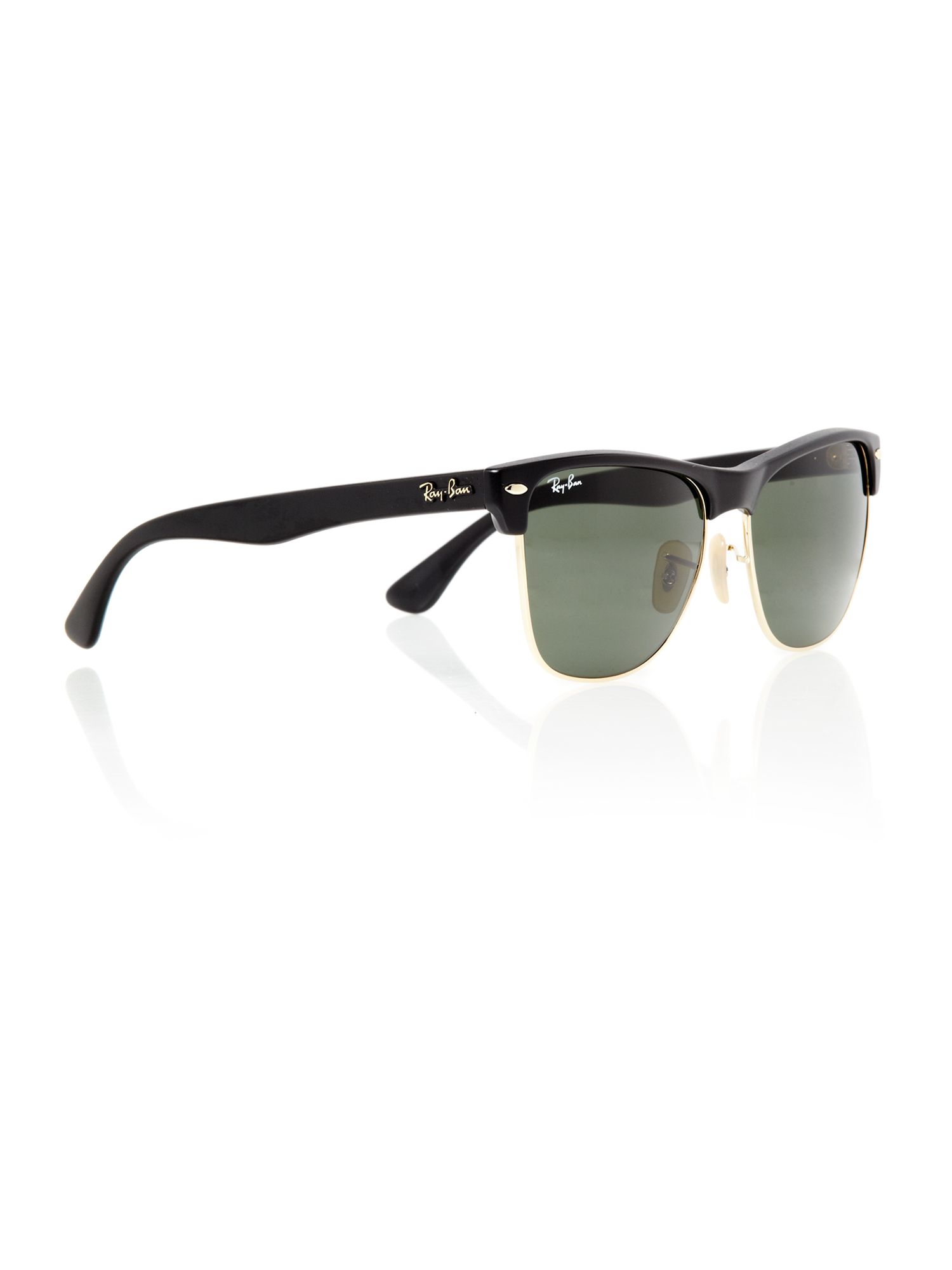 Ray Ban Unisex Clubmaster New Black Sunglasses In Black For Men Lyst