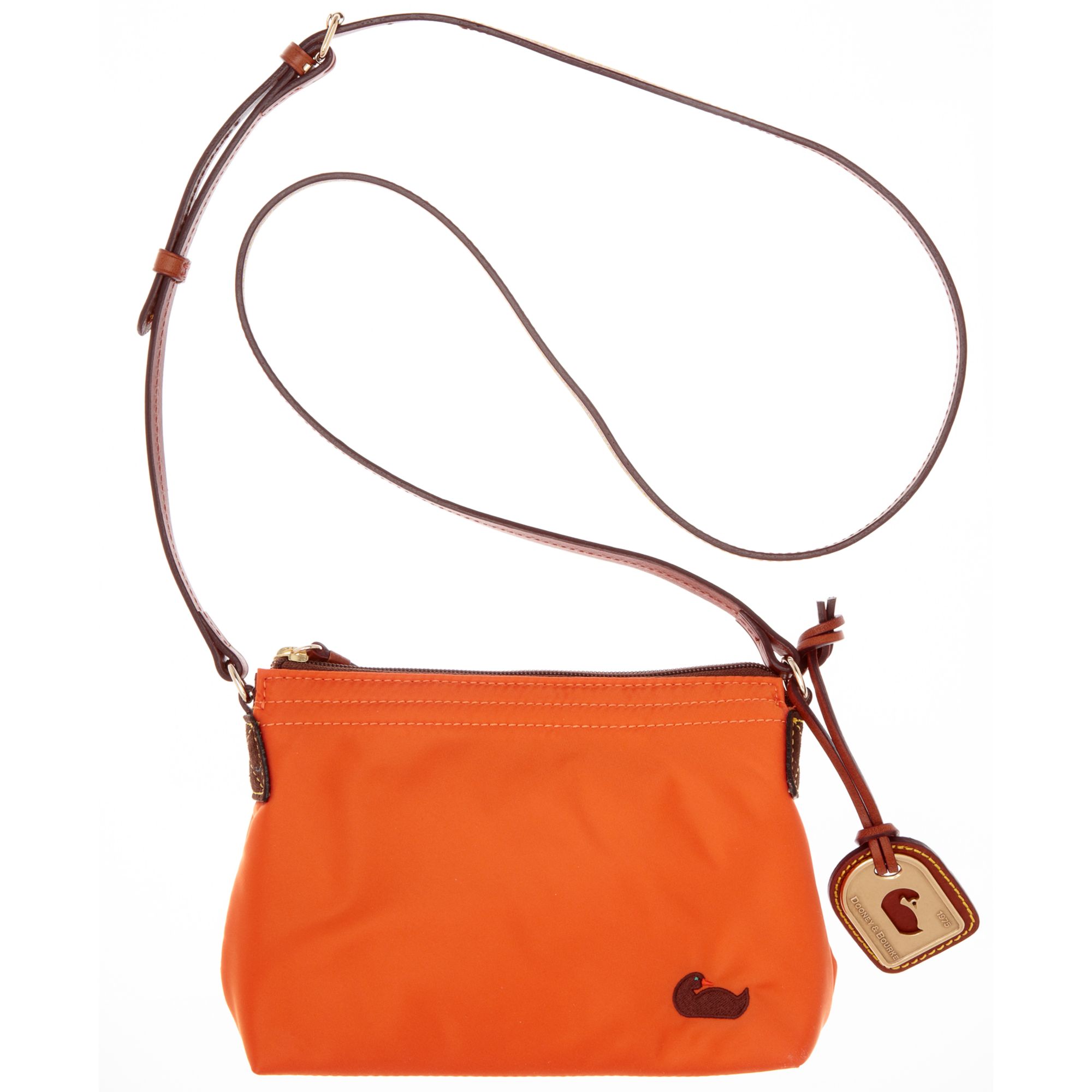 dooney and bourke orange crossbody