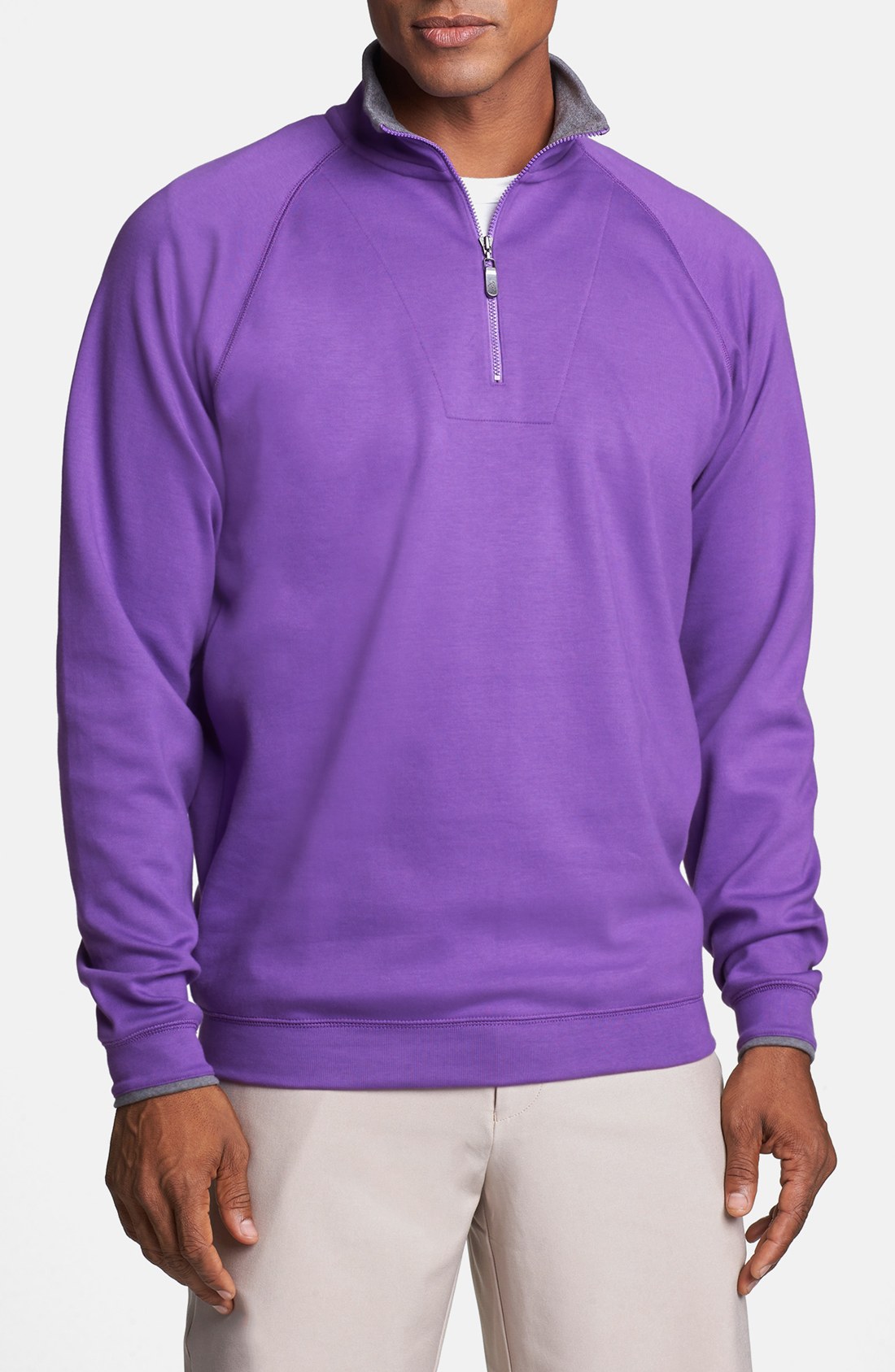 Bobby Jones Competition Quarter Zip Pullover in Purple for Men (Amethyst) Lyst