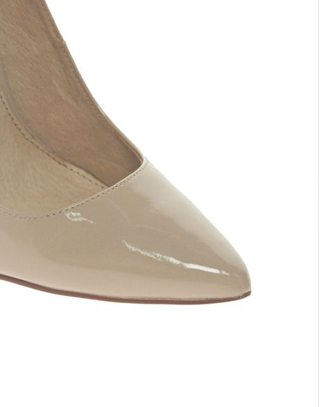 Aldo Frited Nude Patent Court Shoes in Beige (Nude) | Lyst