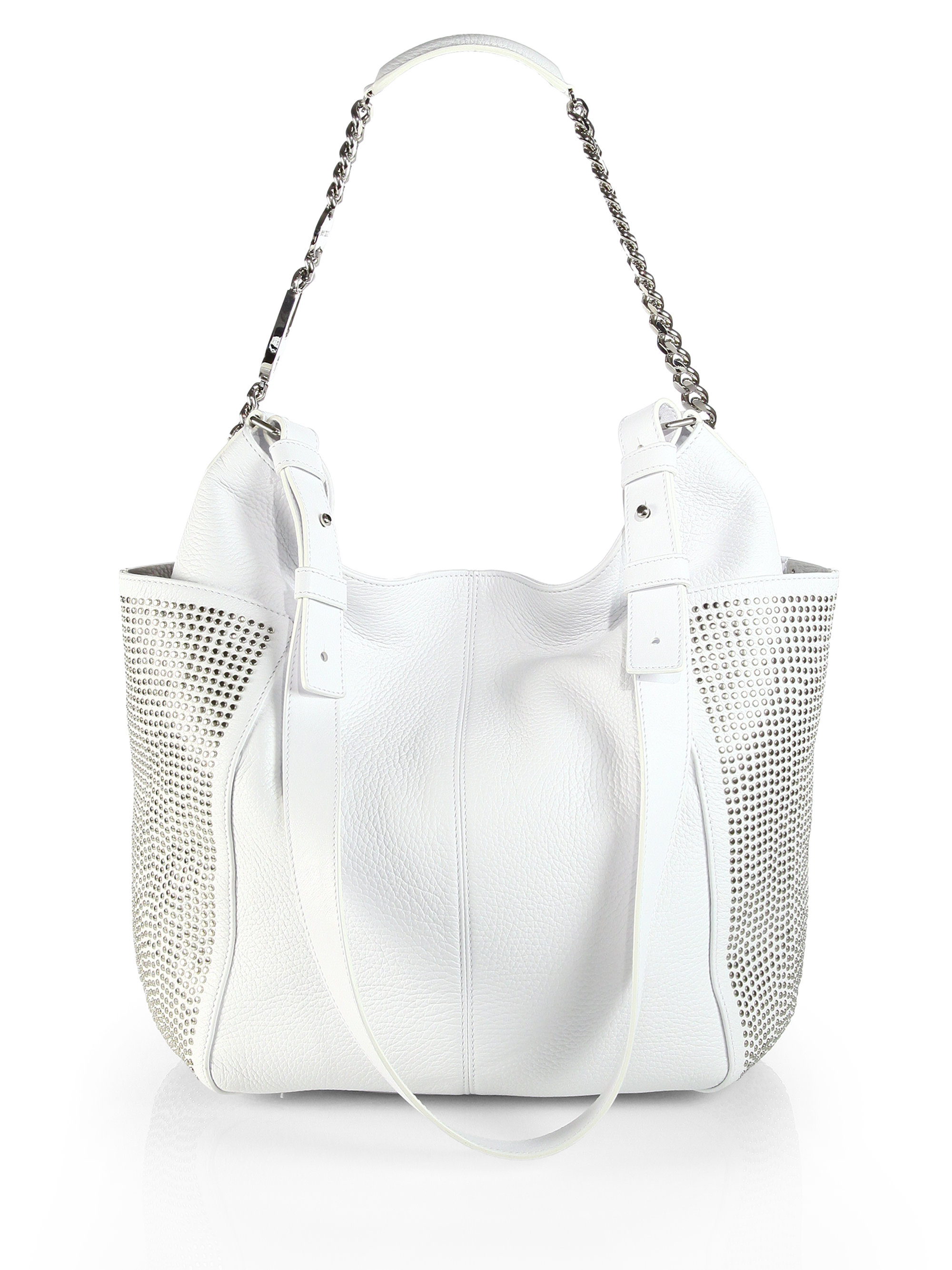 jimmy choo white tote