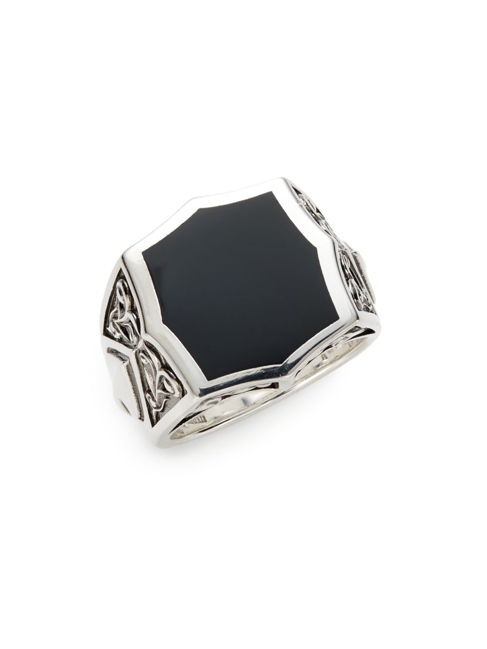 ... Webster Black Onyx Sterling Silver Signet Ring in Black for Men (onyx