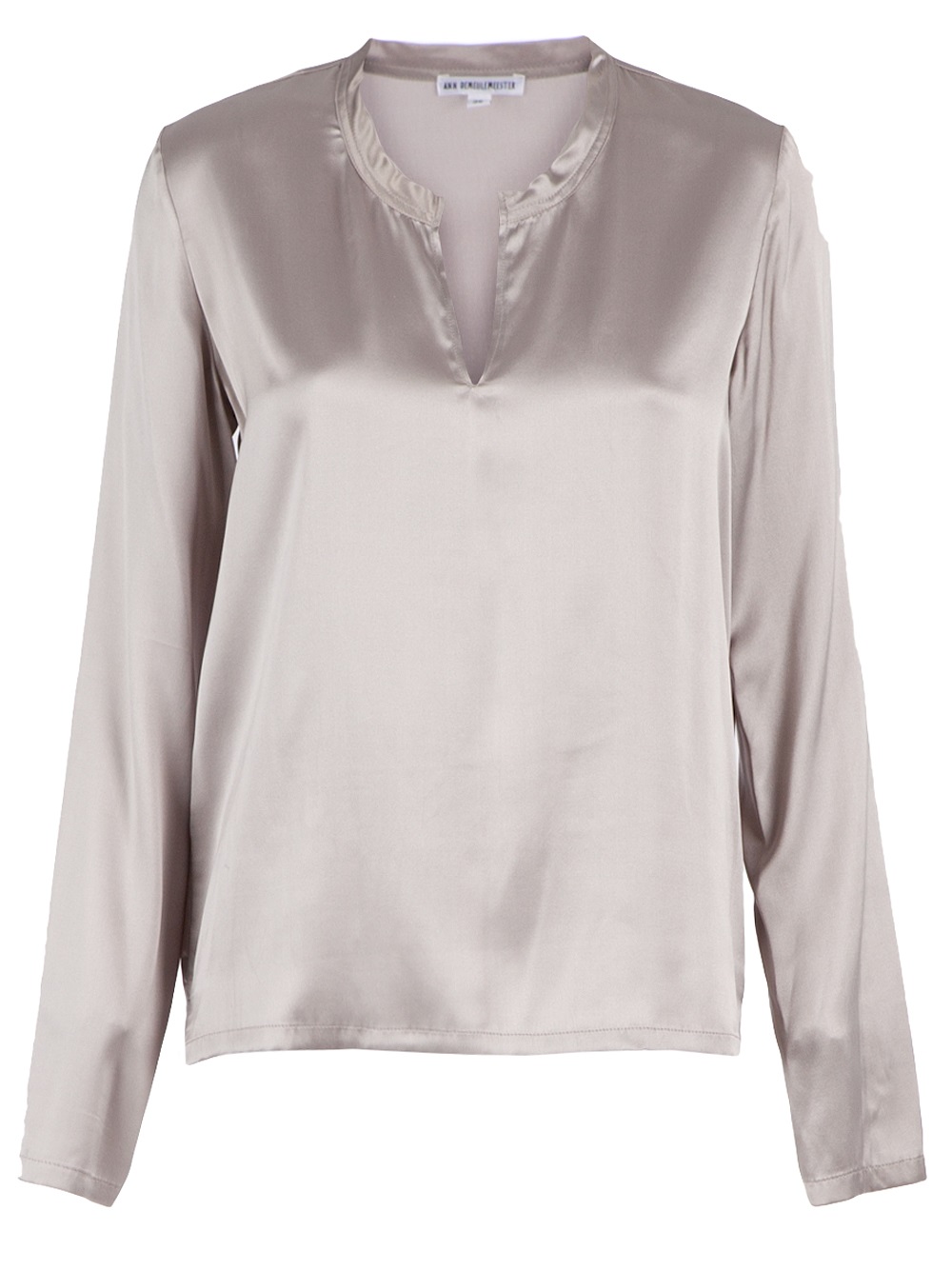 grey satin blouse uk