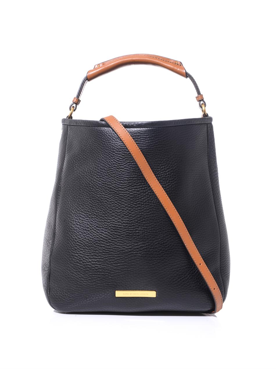Marc By Marc Jacobs Leather Hobo Bag in Black | Lyst
