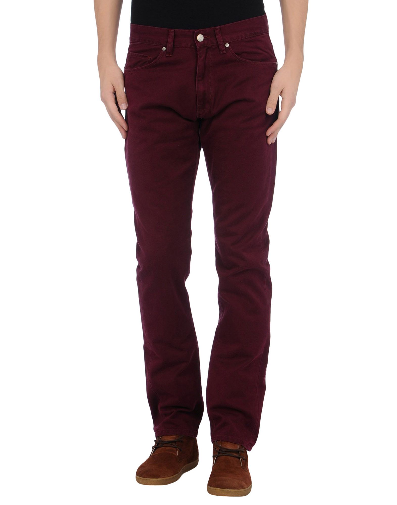 red carhartt pants