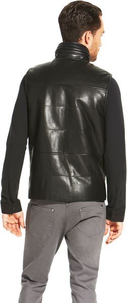 Vince Camuto Classic Bomber Jacket In Black For Men Lyst
