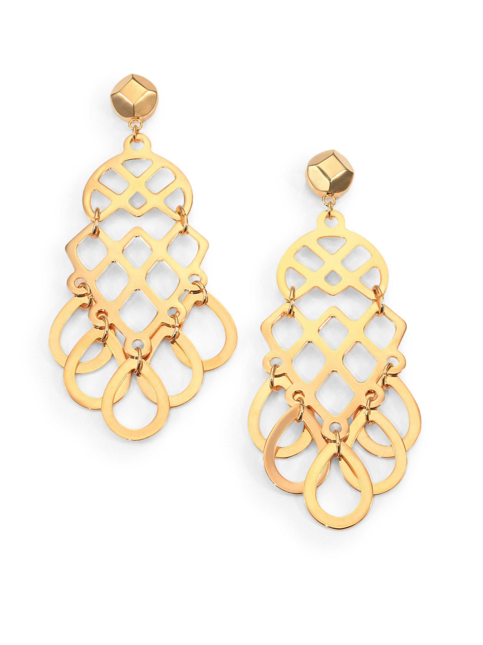 Tory burch gold earrings Clearance