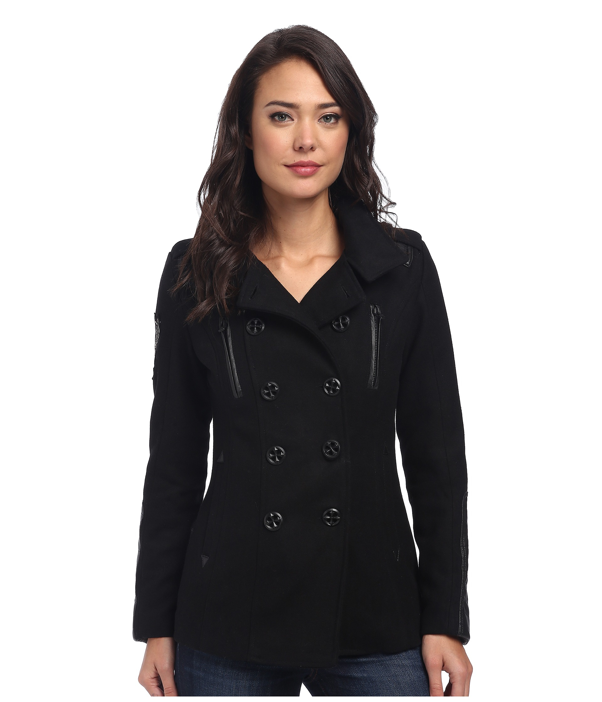 Affliction Amy Peacoat in Black