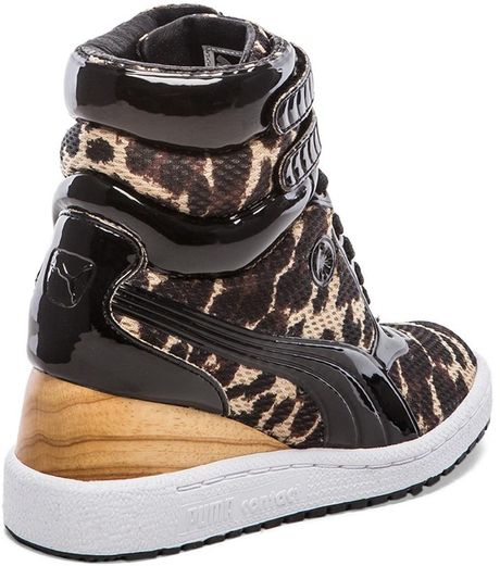 puma leopard sneakers