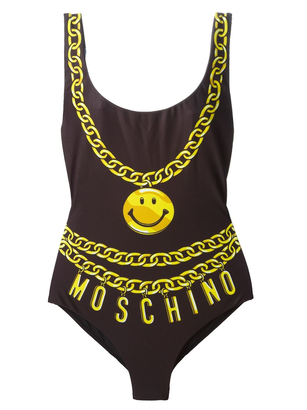 moschino bathing suit women's