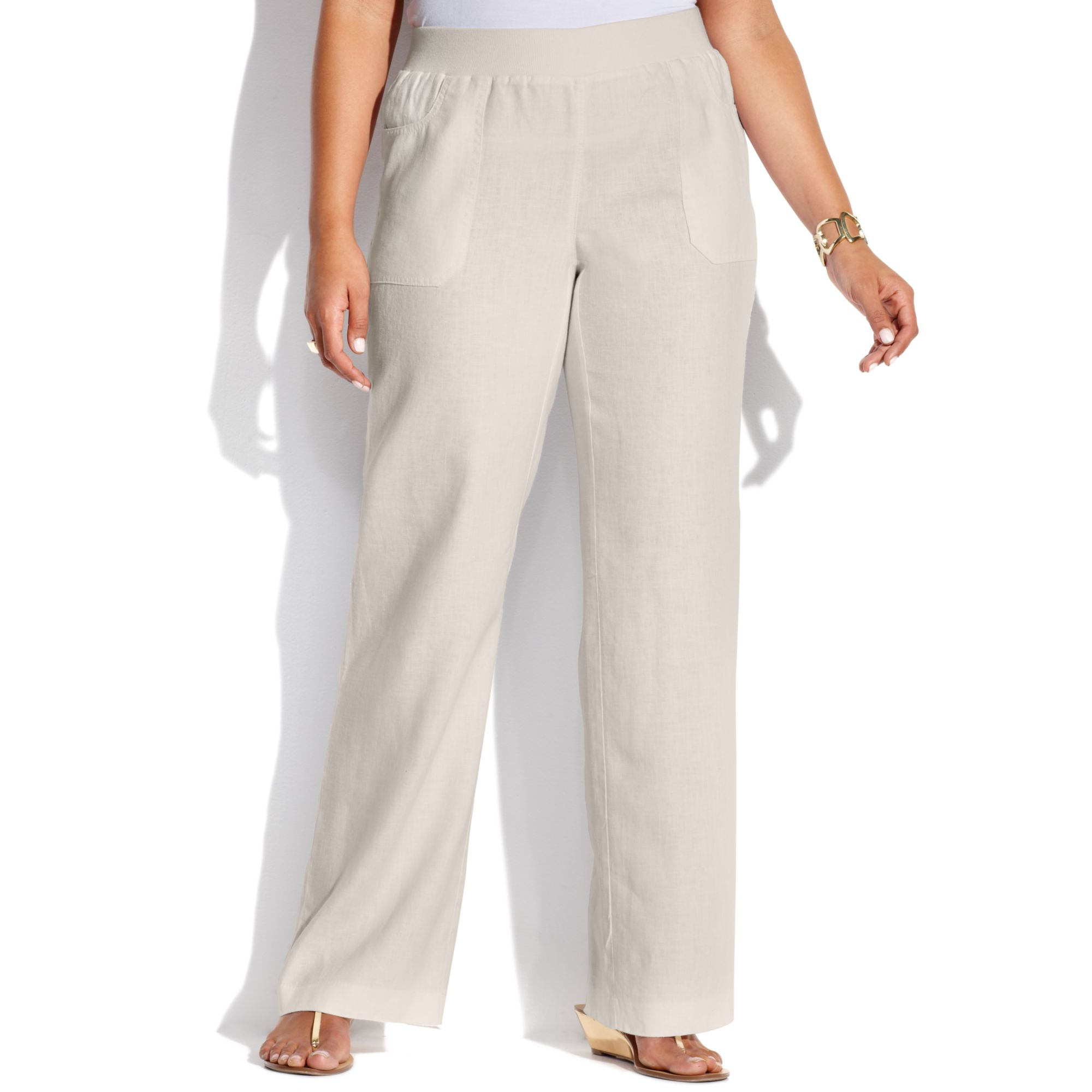 ladies linen pants