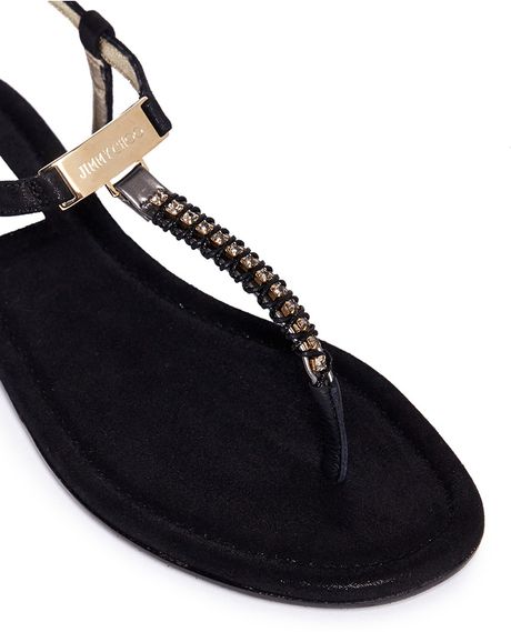jimmy choo flat sandals uk