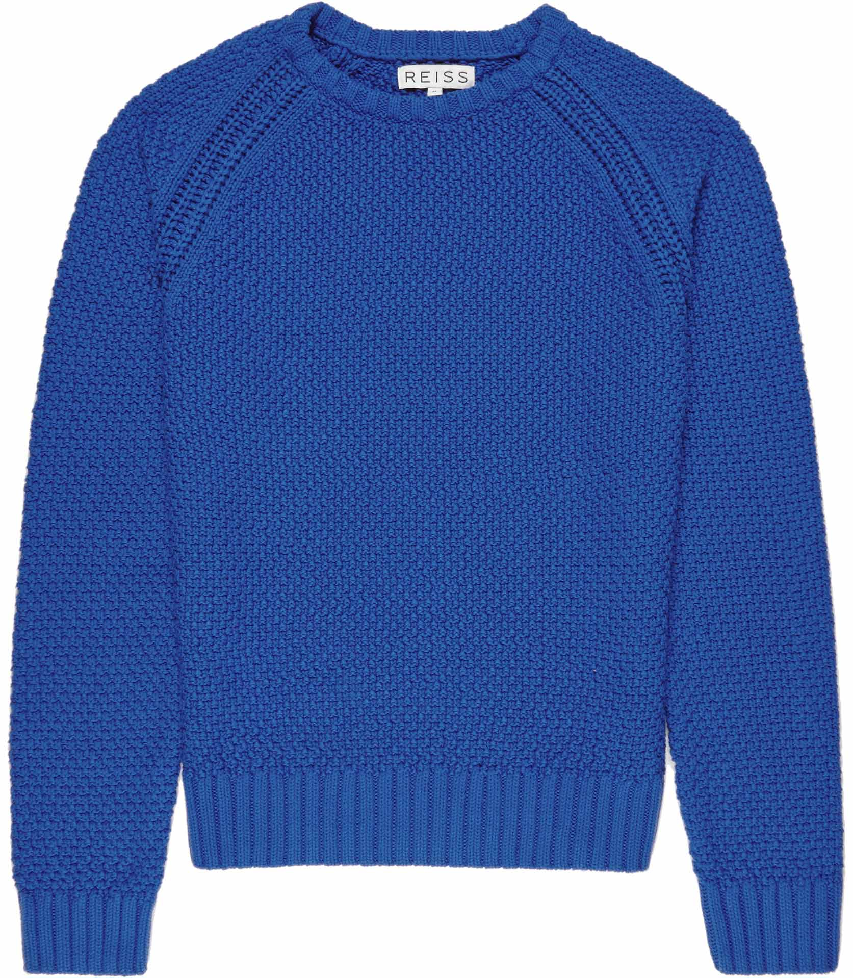 what to wear with blue jumper