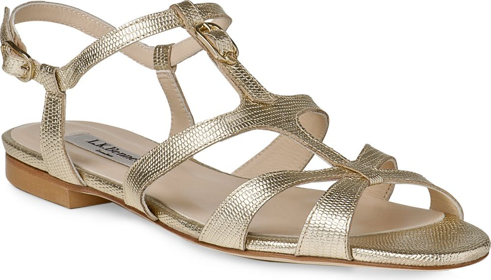 lk bennett flat sandals