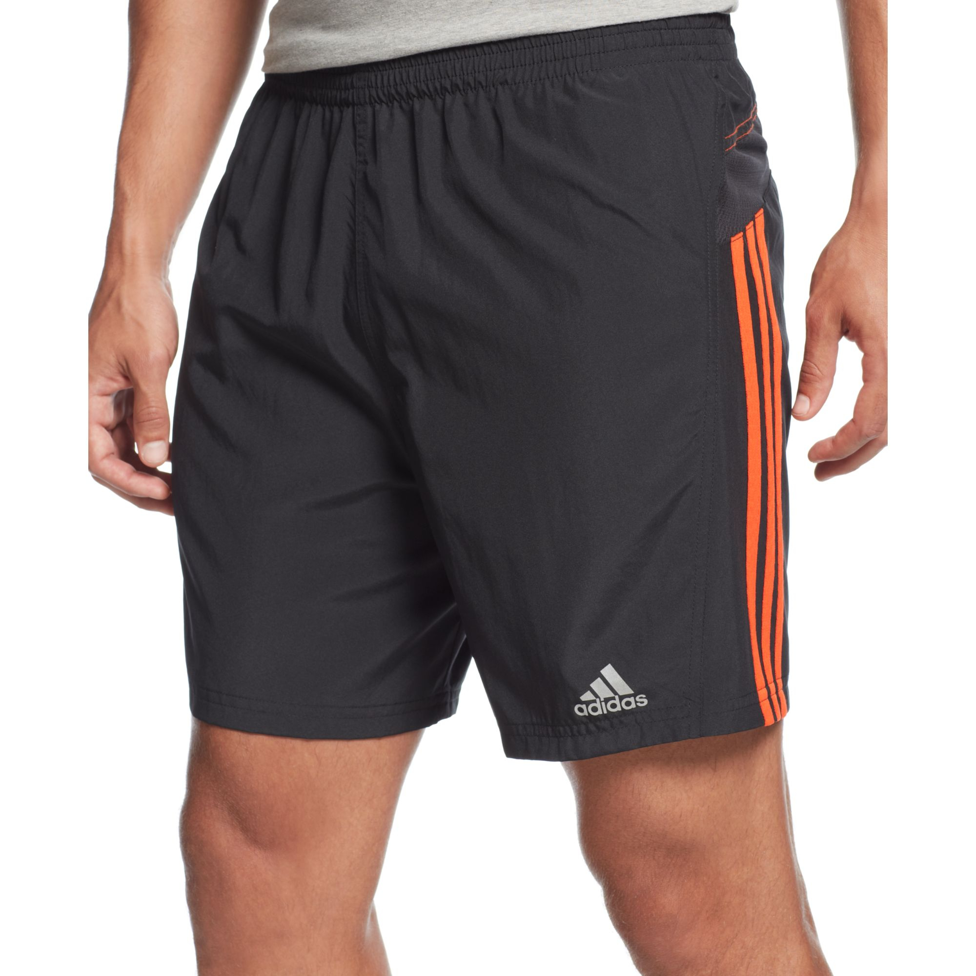 Adidas Climalite 7 Shorts In Black For Men Blackorange Lyst 7245