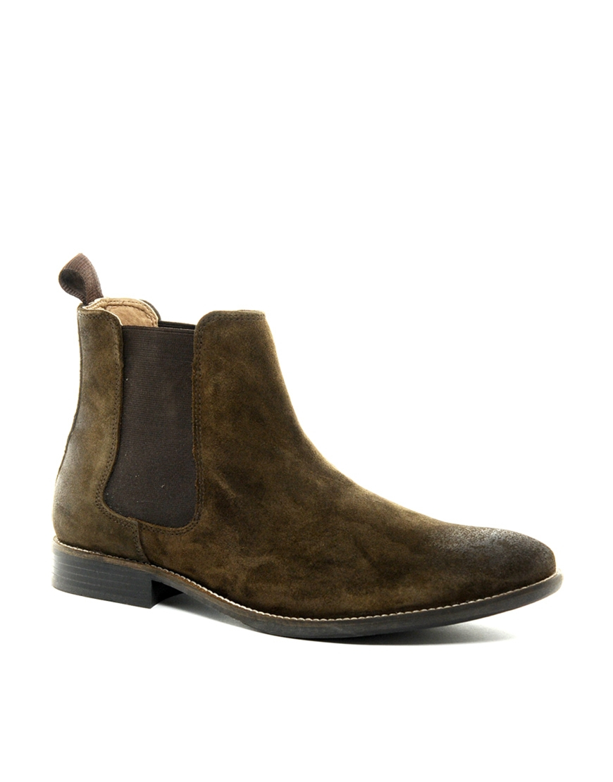 Asos Chelsea Boots in Suede in Brown for Men (Brownsuede) | Lyst
