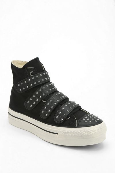 platform black hightop converse