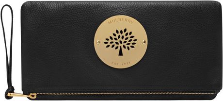 mulberry daria clutch black