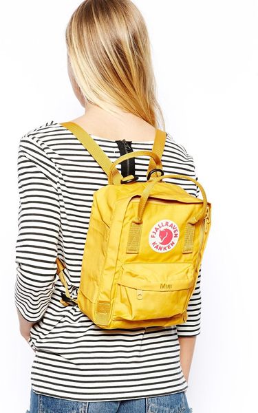 warm yellow kanken mini