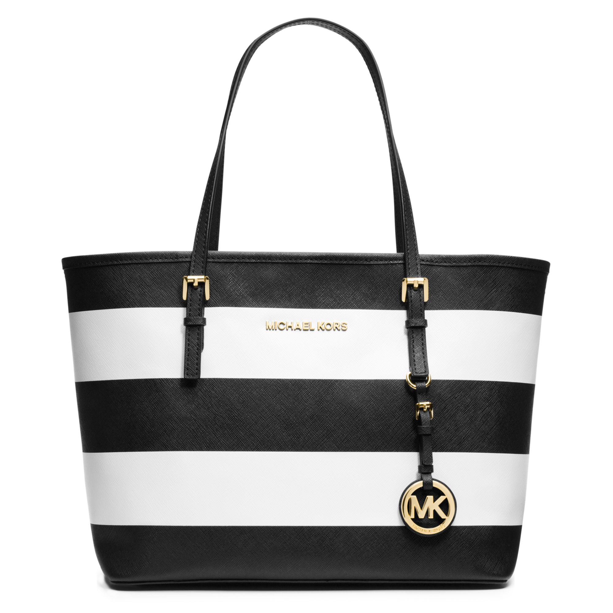 michael kors striped bag