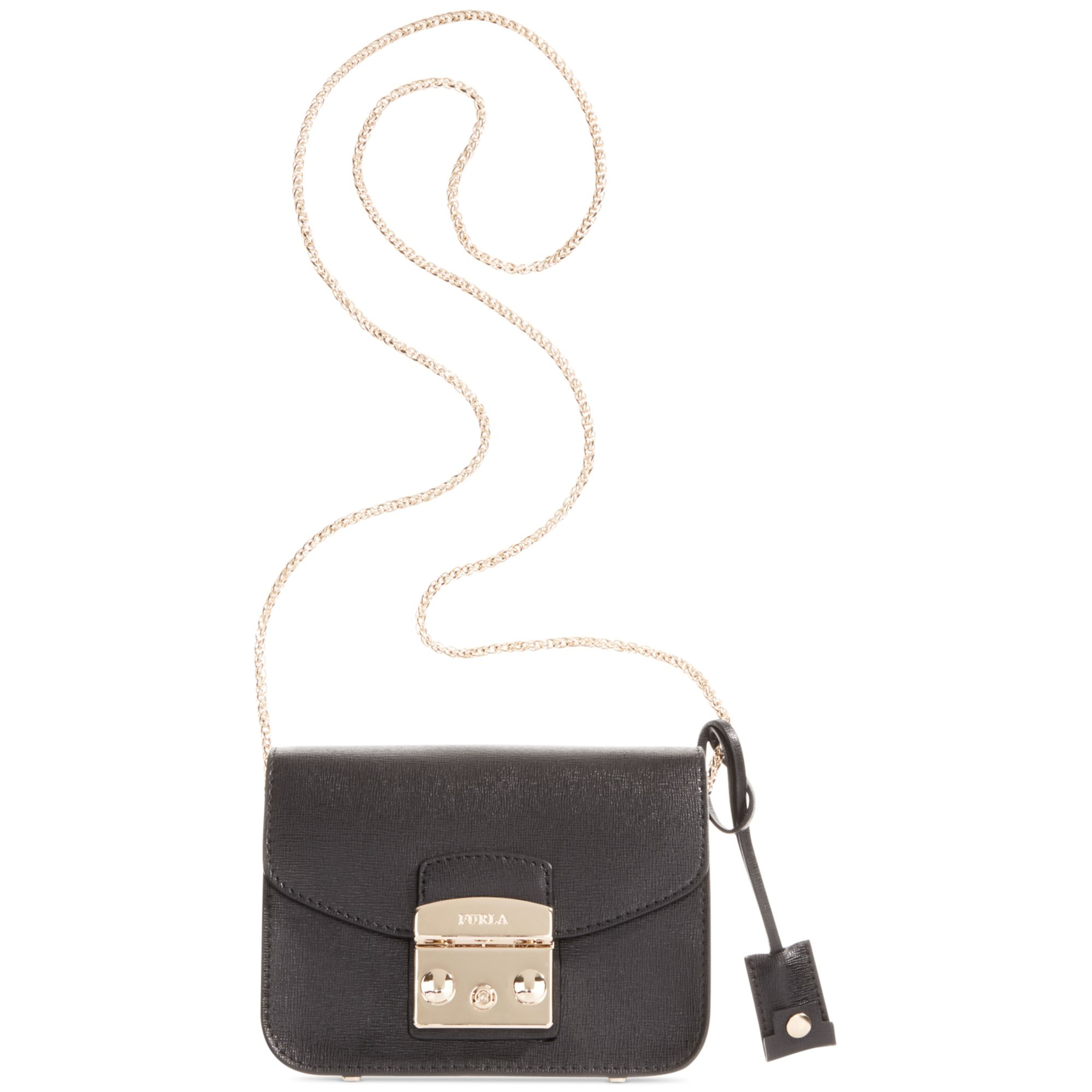 furla metropolis mini crossbody nero