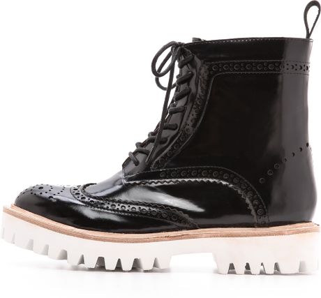 jeffrey campbell lug sole open ankle boot