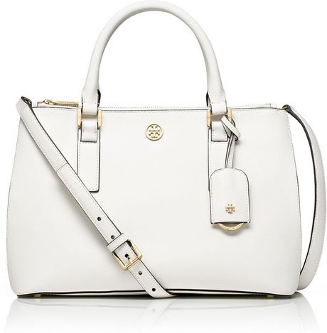 tory burch robinson mini double zip tote