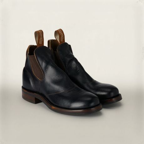 rrl livingstone leather boot