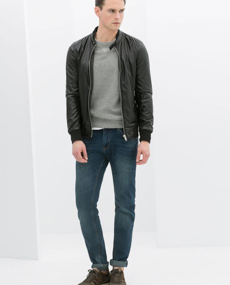 Black Er Jacket Mens Zara Modern Fashion Photo Blog Black Er Jacket Mens Zara