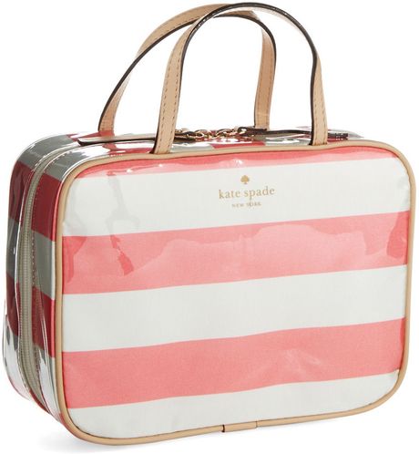 spade kate bag java toiletries place surprise