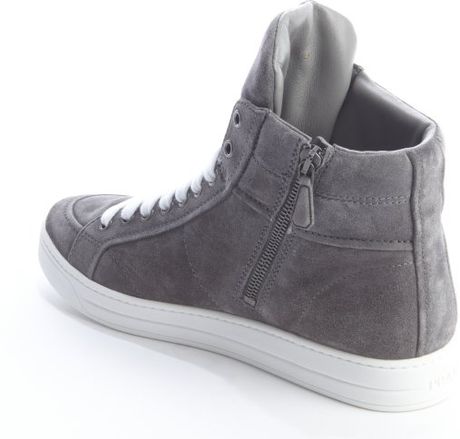 dark grey high tops