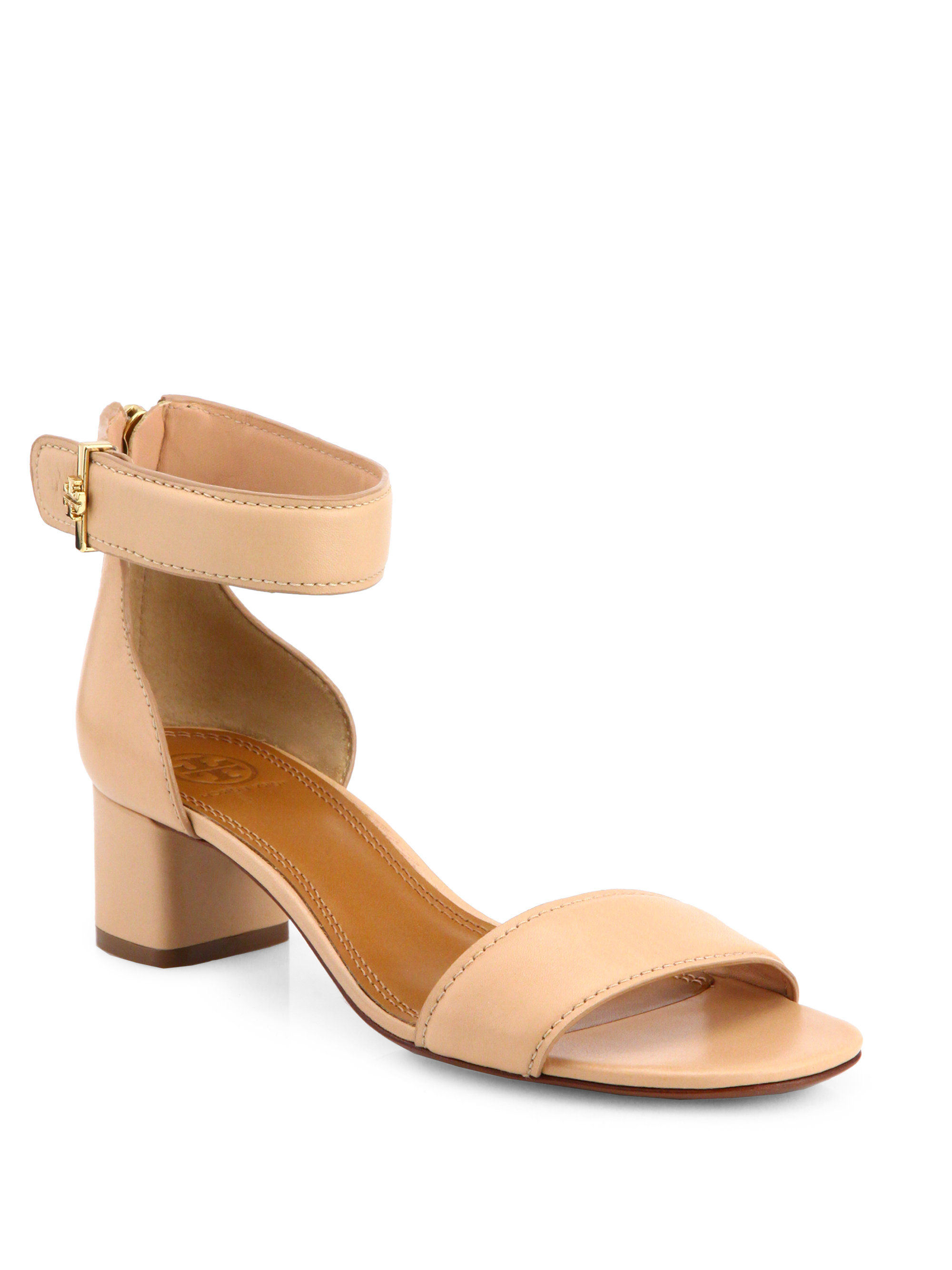 tory burch tan sandals sale