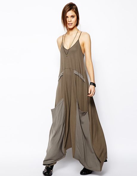 asos-tall-khaki-maxi-dress-with-drape-pockets-maxi-dresses-product-1 ...